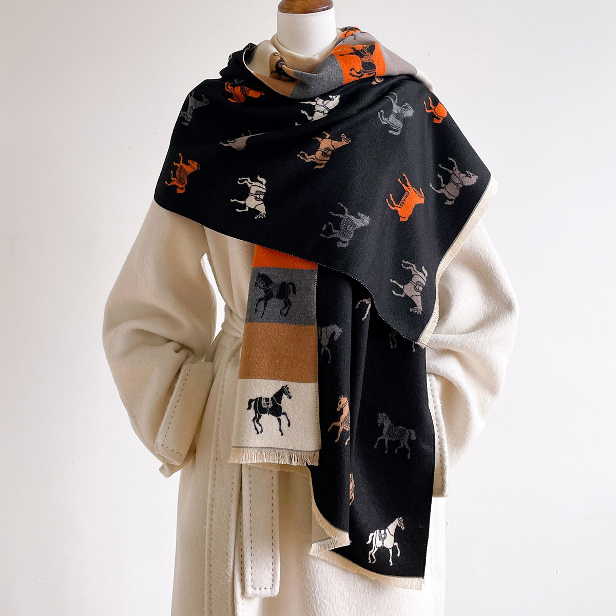Sonbahar-Kışlık Kadın Şalı, Pa - Woven Scarf Blanket incelemesi ve fiyatı