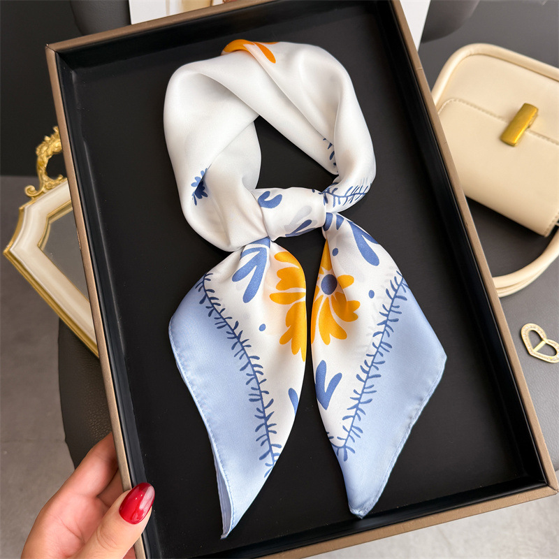 1 adet yeni baskılı moda ipek  - Scarf Silk Square incelemesi ve fiyatı