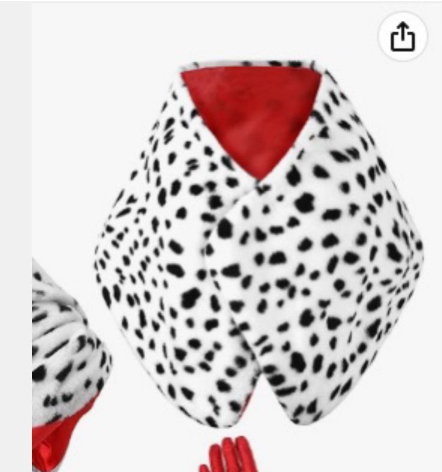 Disfraz Parti Kadın Cruella De - Face Scarf Mask incelemesi ve fiyatı
