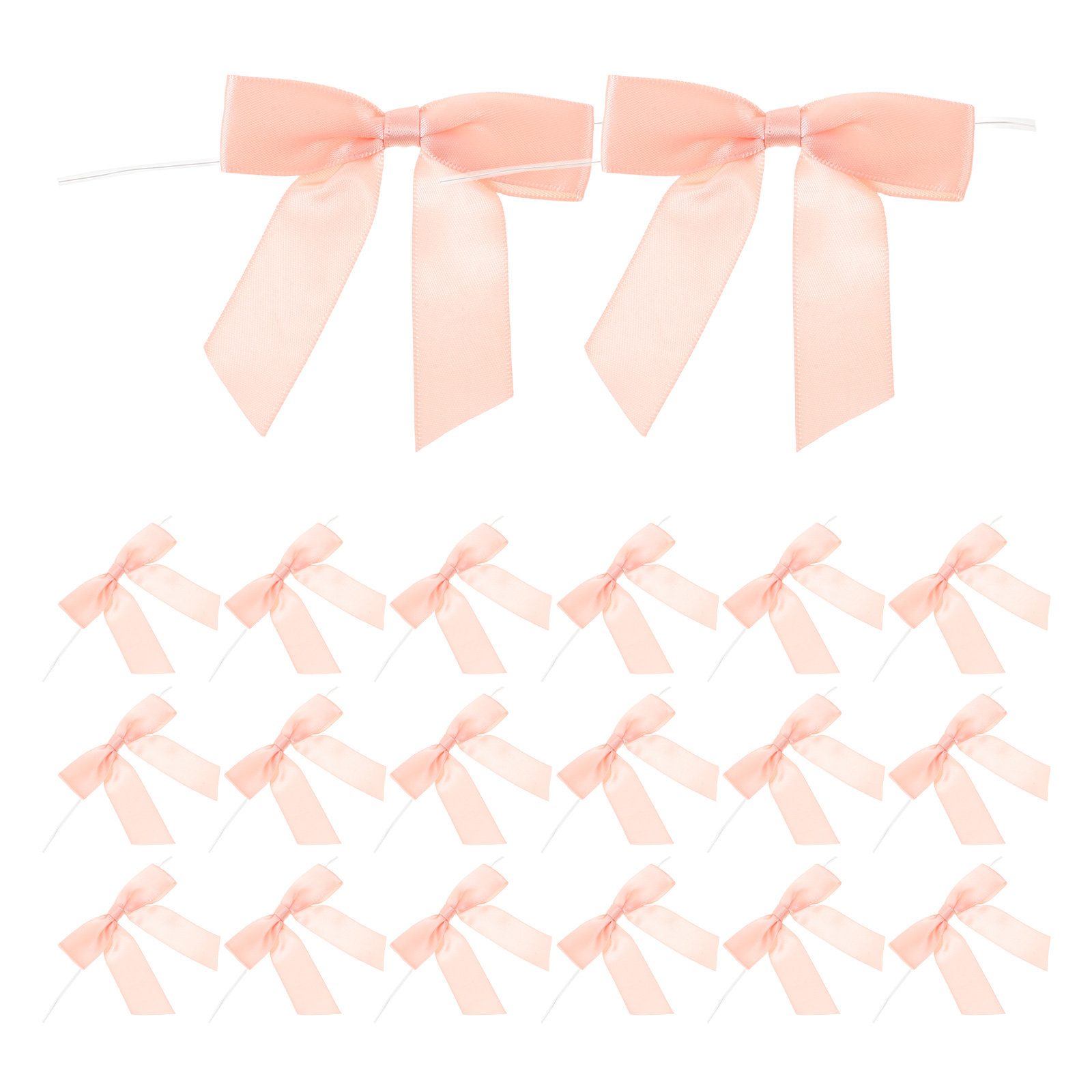 50 Adet Pembe Mini Saten Kurde - Bow Tie Pre Tied incelemesi ve fiyatı