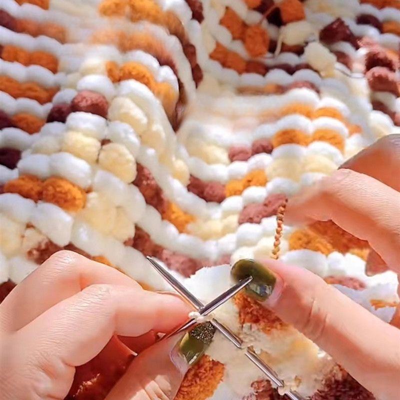 100g Pom Pom İplik, Renkli, Ka - Woven Scarf Blanket incelemesi ve fiyatı