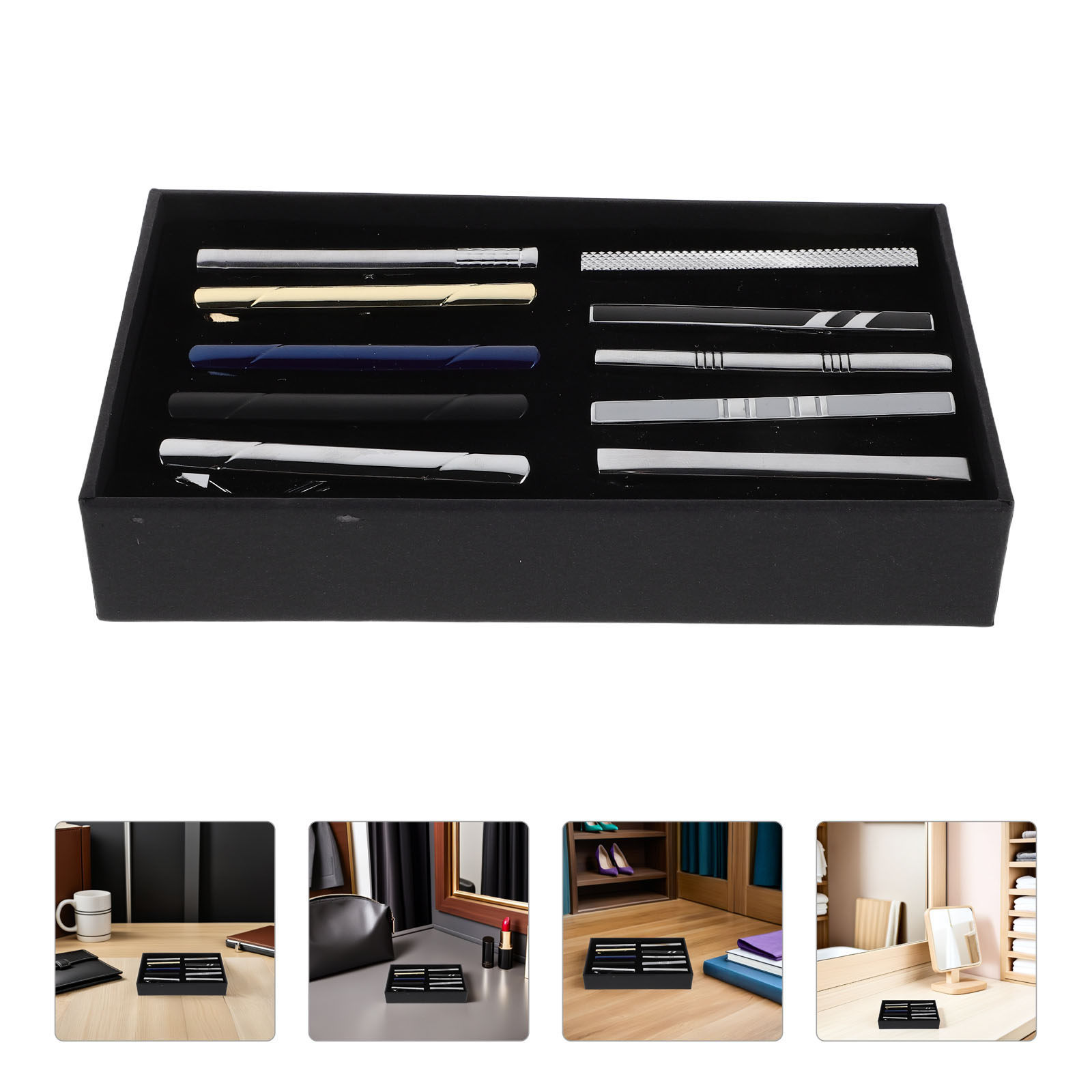 10 Adet Kravat Klipsi Seti, Şı - Tie Bar Set Gift incelemesi ve fiyatı